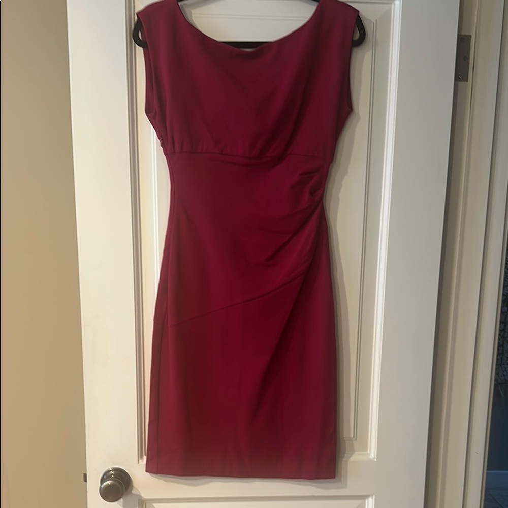 Diane von Furstenberg Red Sleeveless Dress